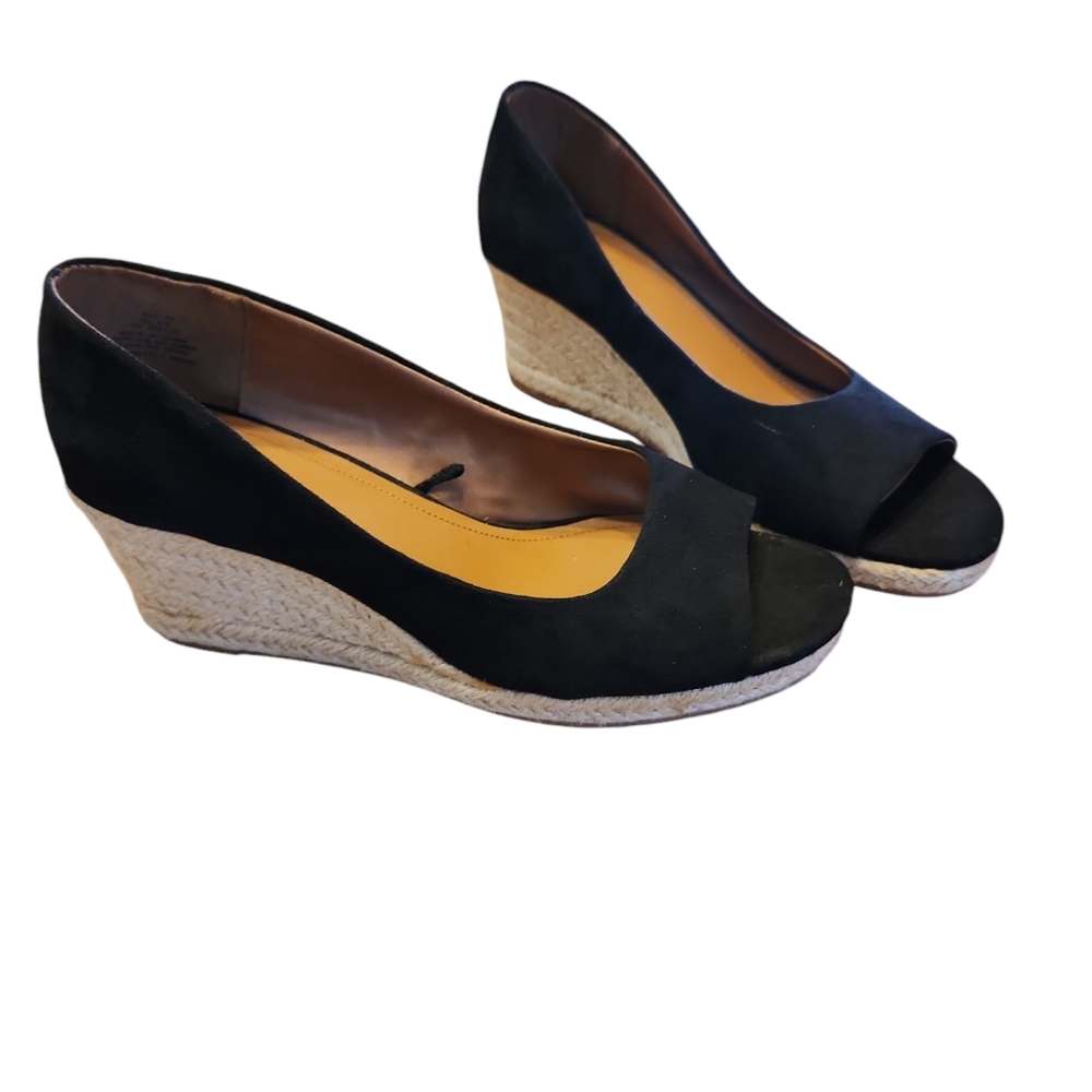 H&M Twine Wedge Heel Peep Toe Size 40